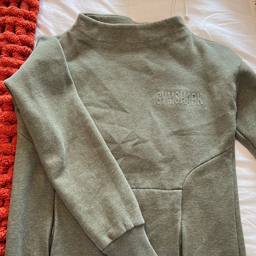 Gymshark mock turtle neck hoodie